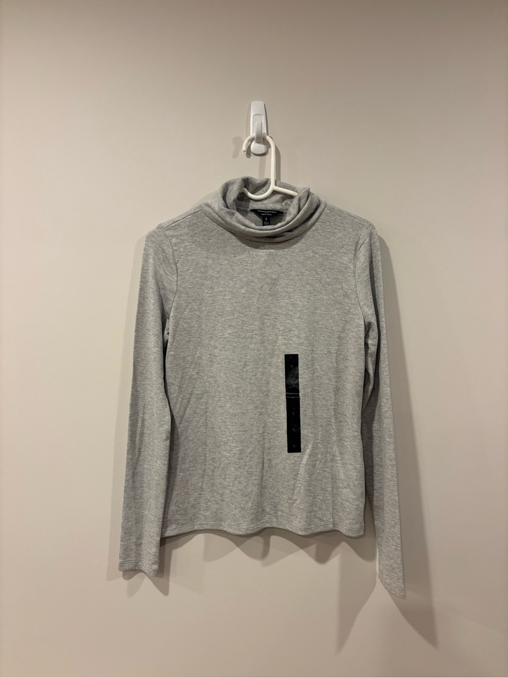 NWT Banana Republic Soft Luxe Heather Grey Turtleneck Top Women’s Small